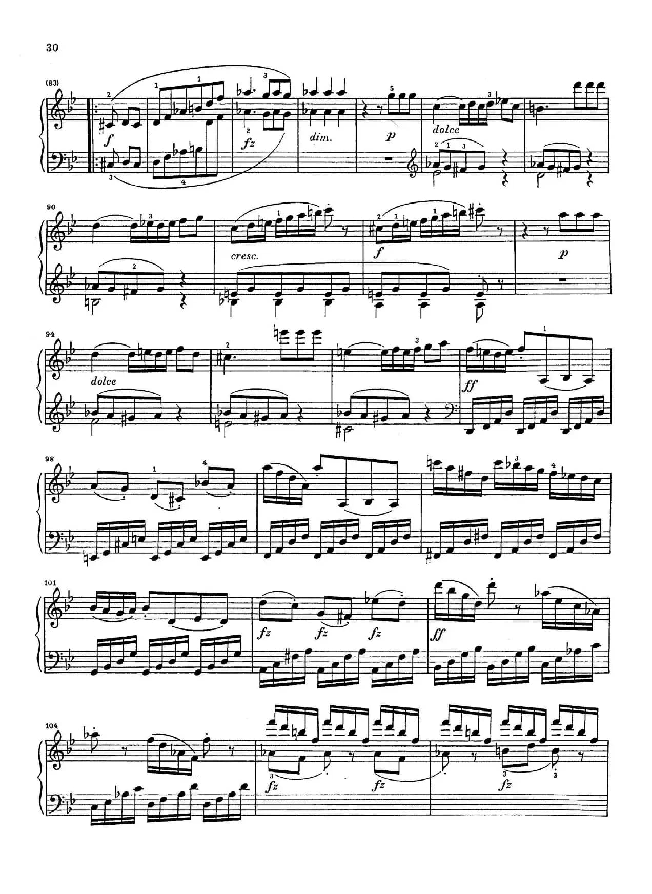 Sonata in g Minor Op.34-2（g小调钢琴奏鸣曲）