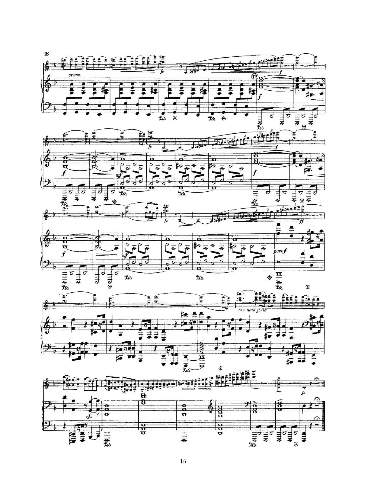 Concerto in D Minor Op.47（小提琴+钢琴伴奏）