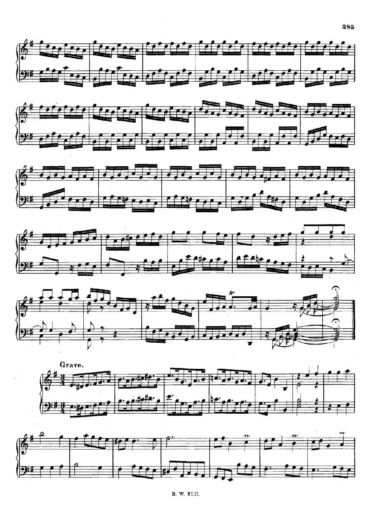 Concerto for Organ in G Major BWV 592（G大调管风琴协奏曲·钢琴独奏版）