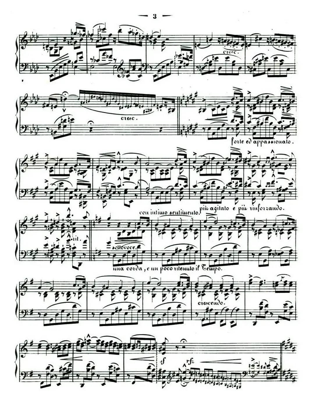 李斯特音乐会练习曲 S144（1 悲歌 降A大调 S144 Il）