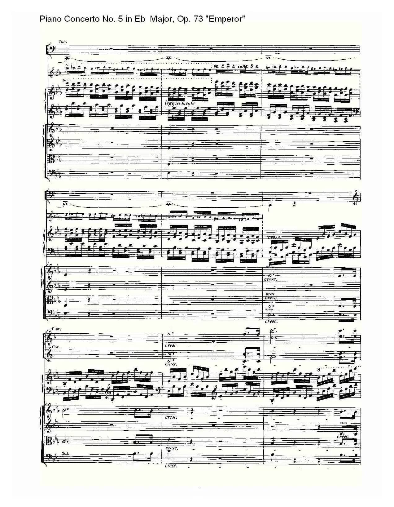 Eb大调钢琴第五协奏曲 Op.73“皇帝” 第一乐章（二）