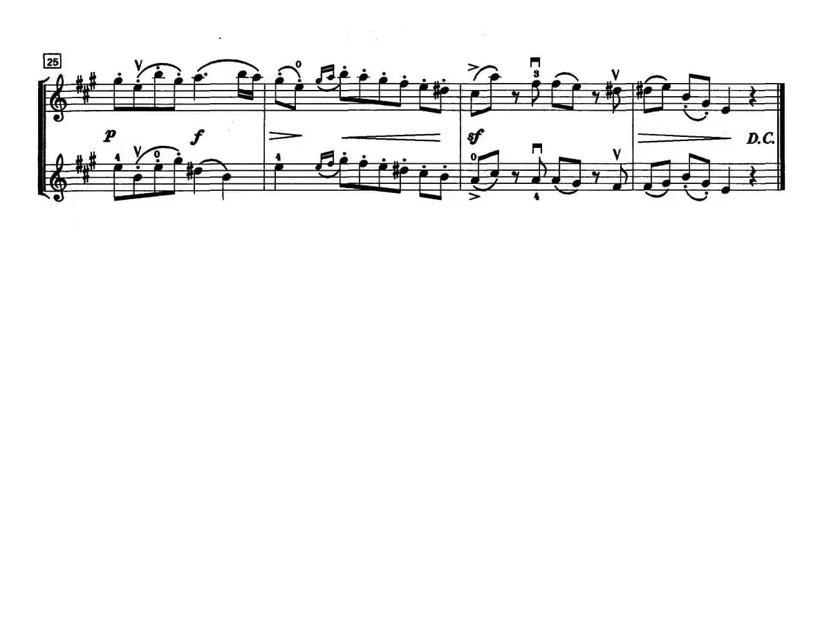 滑稽哑剧（二重奏）