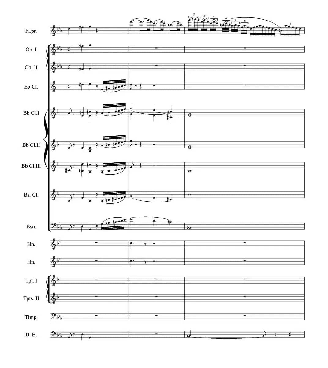 流浪者之歌（长笛与管乐队）