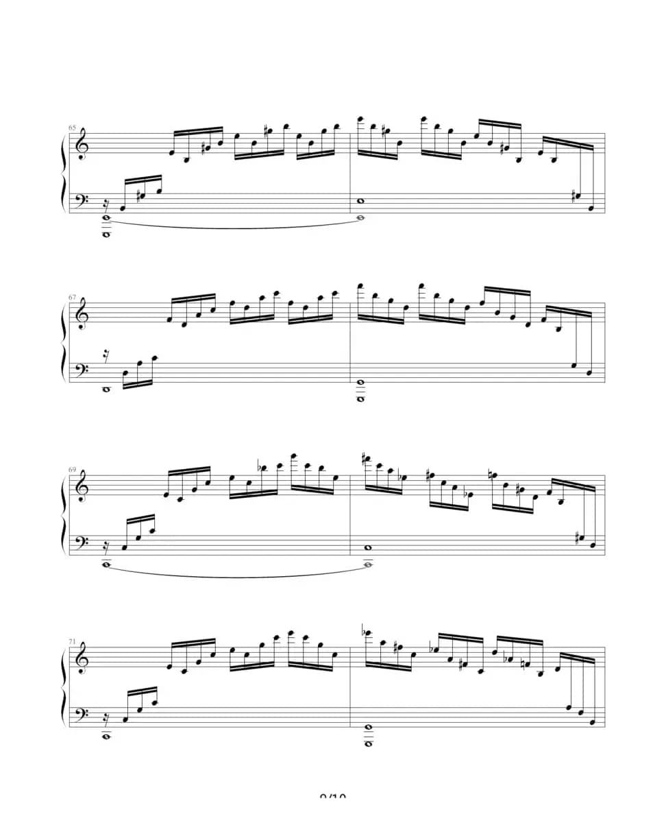 练习曲 Op.10 No.1（ 逃亡圣咏曲）