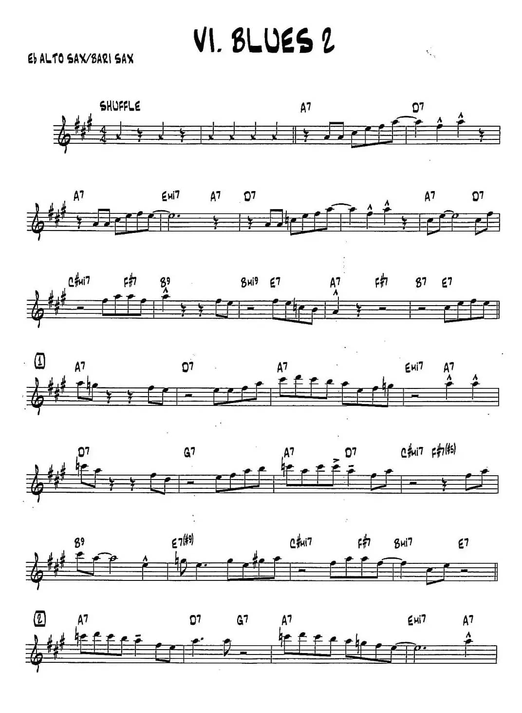 BLUES2（15首爵士练习曲之6）