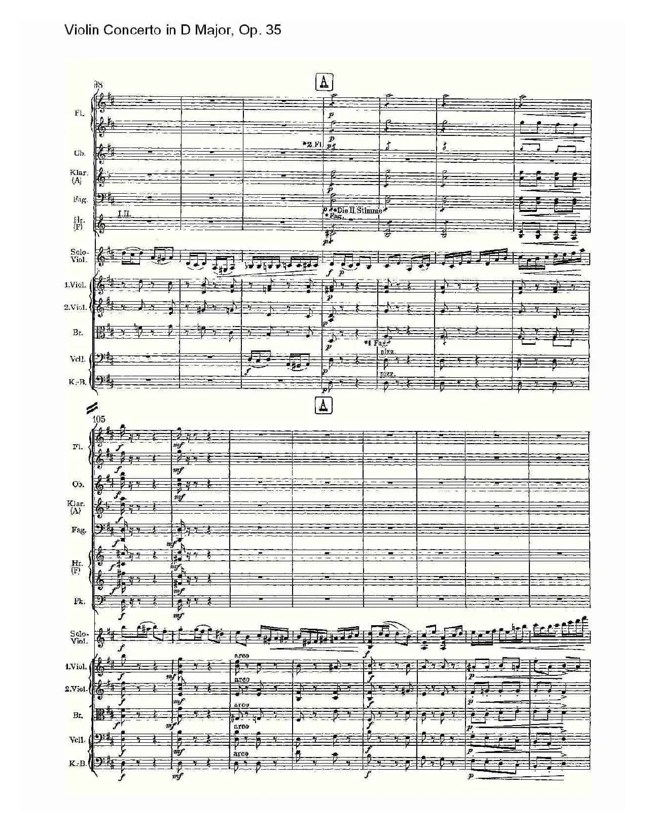 D大调小提琴协奏曲, Op.35第三乐章（一）