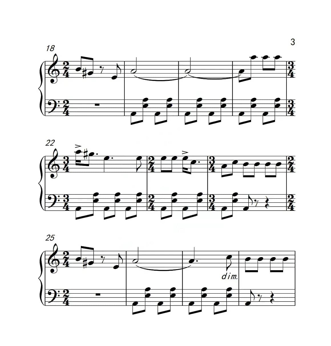 第二级 阿凡提的小毛驴（中国音乐学院钢琴考级作品1~6级）