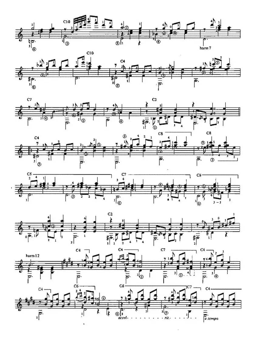 Mazurka Apasionata(古典吉他)