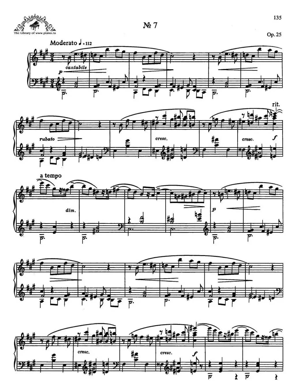 9首玛祖卡舞曲 Op.25（No.7）