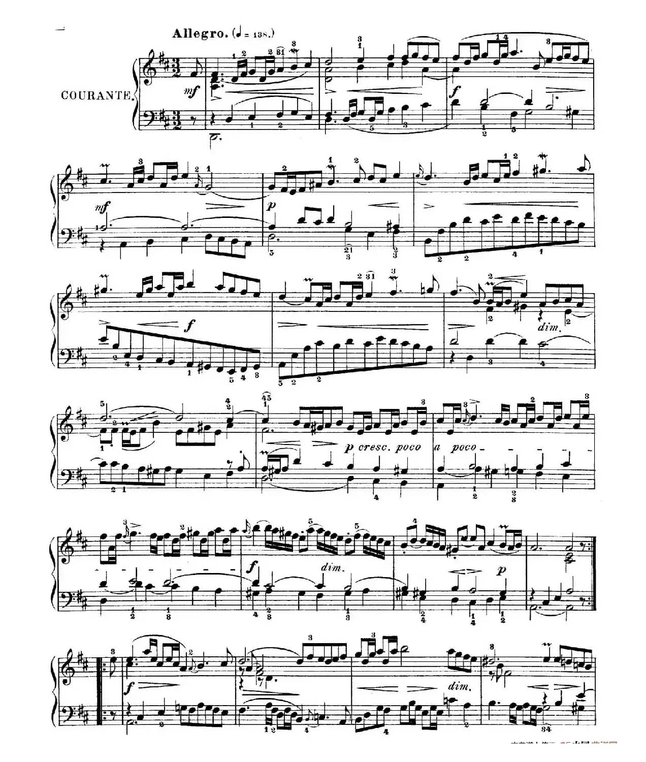 Six Partitas BWV 825-830（6首帕蒂塔·4）