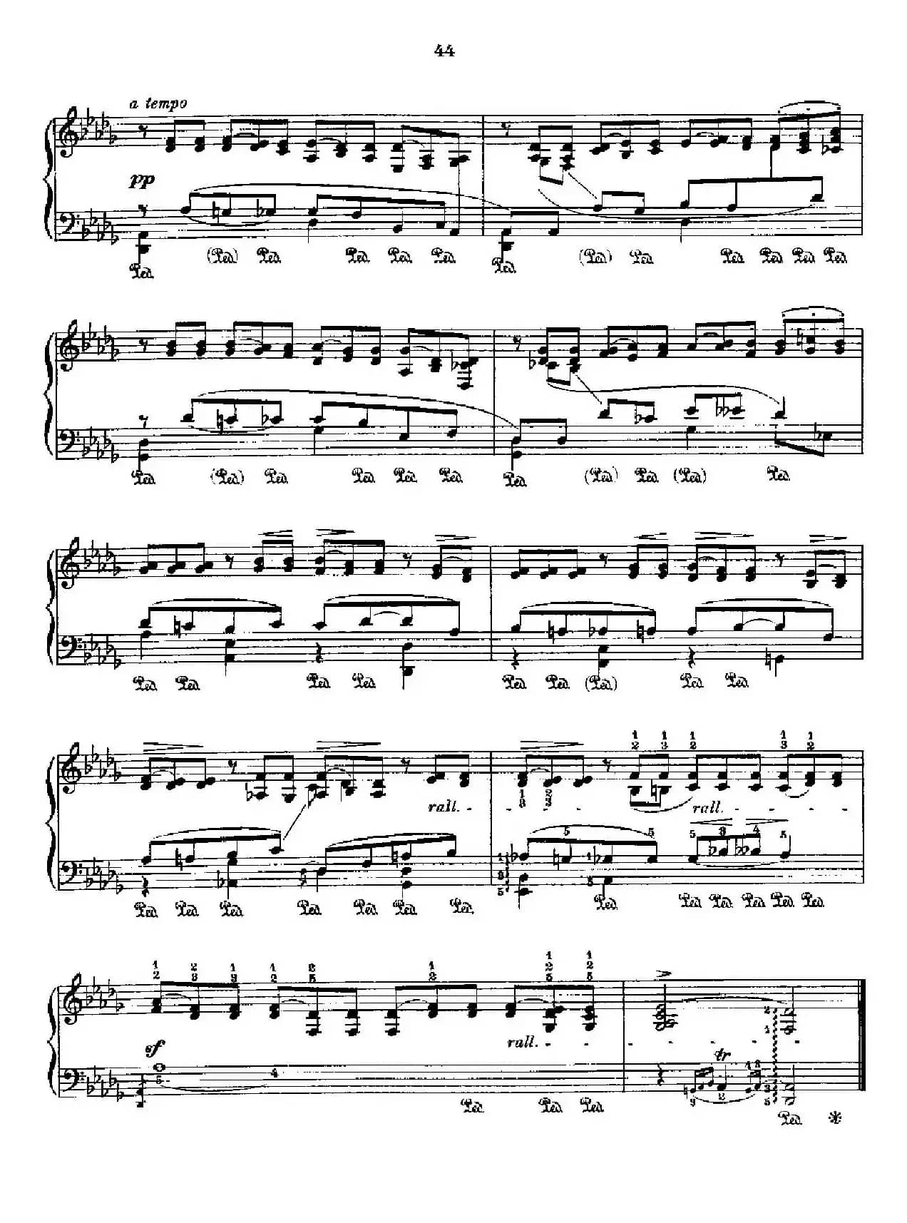 53首改编练习曲（No.45A）