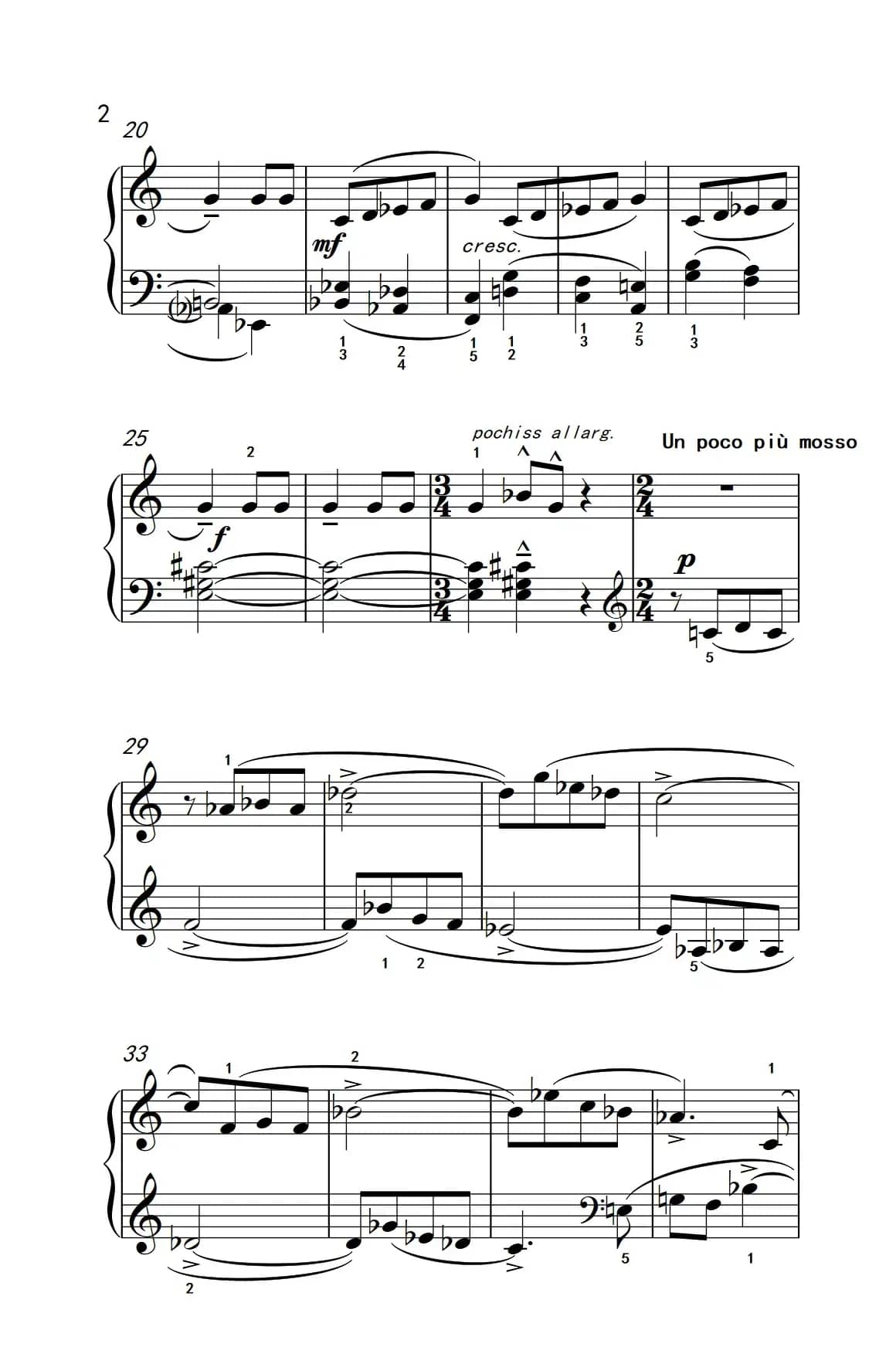 农夫舞曲（巴托克 小宇宙 钢琴教程 5）