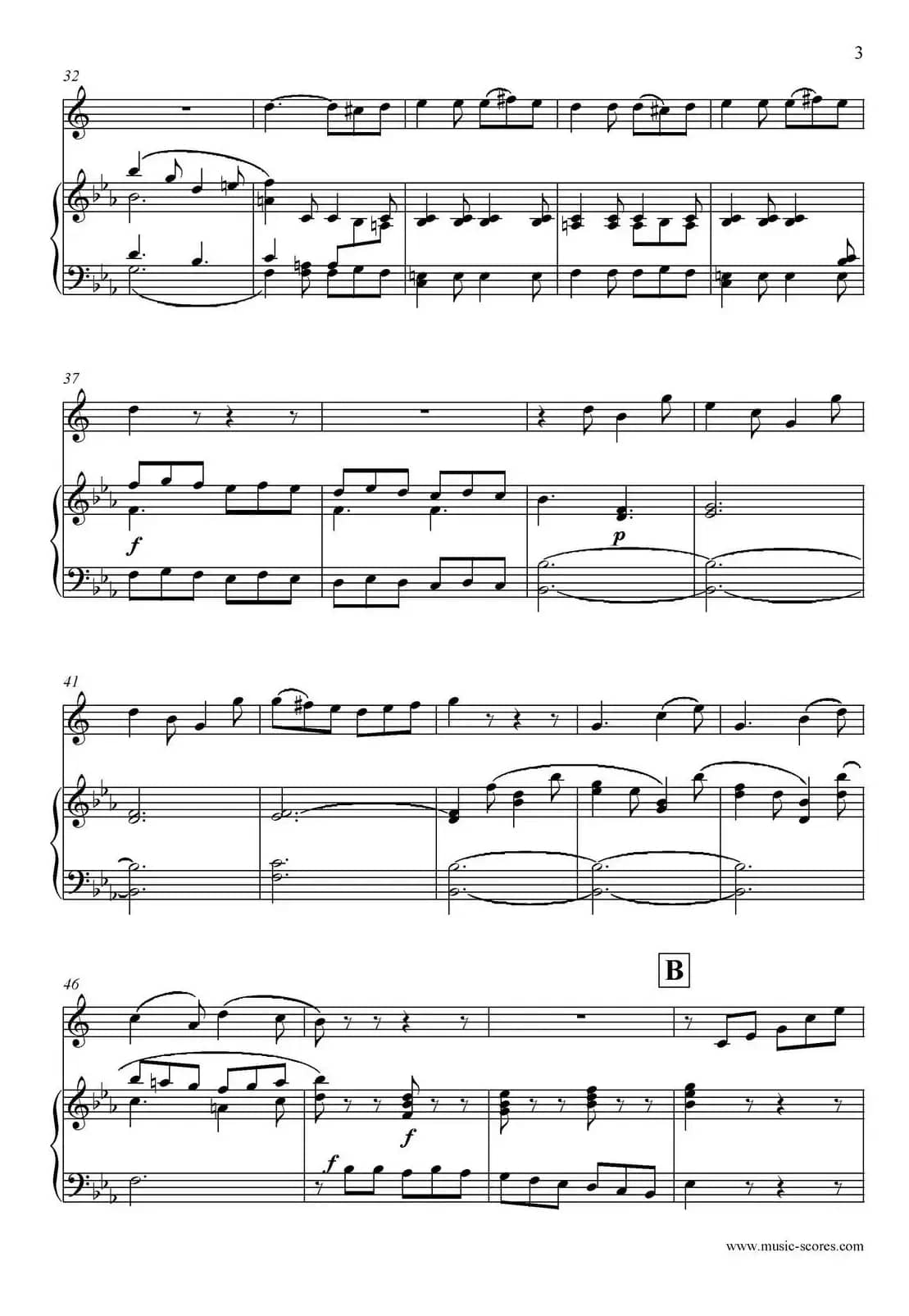 Mozart：Concerto KV495 No.4-3st Rondo 回旋曲（中音萨克斯+钢琴伴奏）