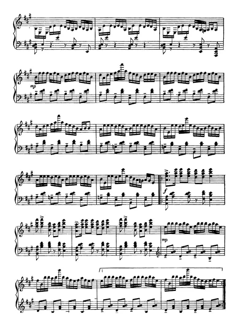 钢琴独奏·革命现代舞剧《红色娘子军》组曲（1．娘子军操练）