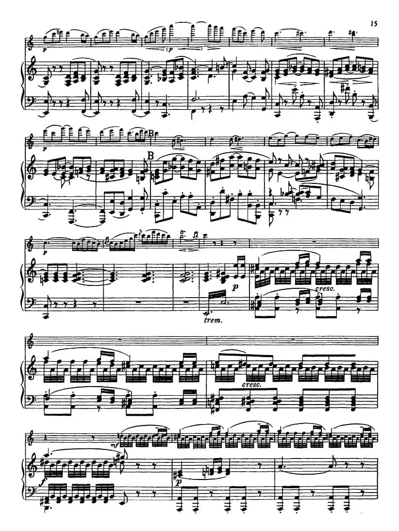 E小调协奏曲（Op.64）（小提琴+钢琴）