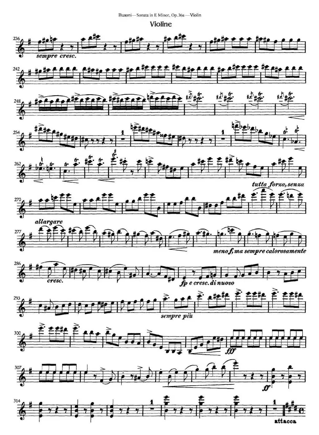 Violin Sonata No.2 in E Minor Op.36