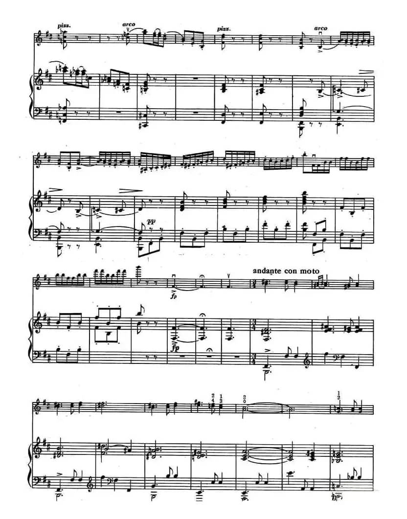 维也纳狂想曲（小提琴+钢琴伴奏谱）