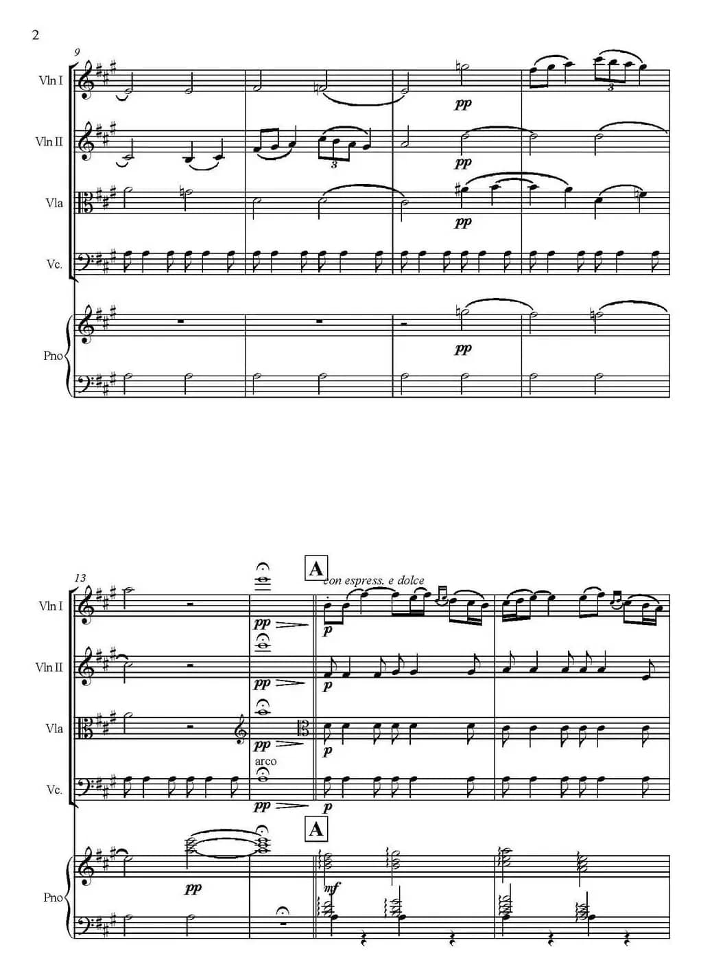 Polovetsian Dances（鞑靼人舞曲、五重奏）