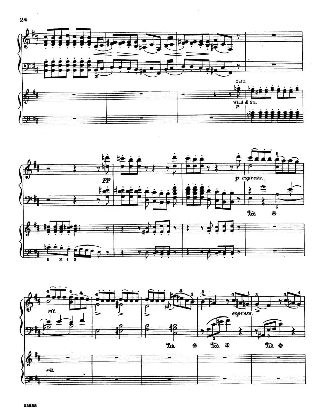 Capriccio Brillante in B Major Op.22（B大调华丽随想曲·双钢琴）