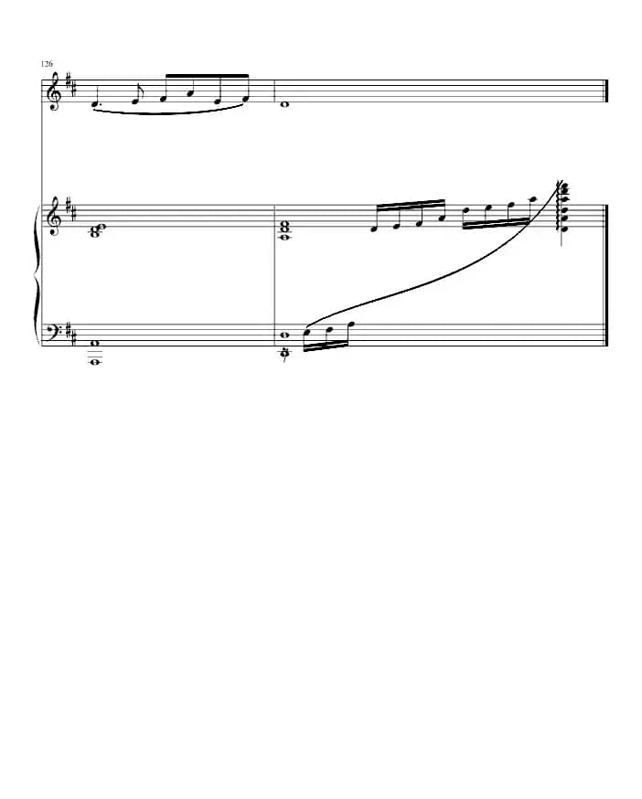 渔舟唱晚（笛+钢琴）