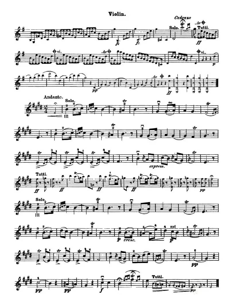 Concerto No.23 in G Major