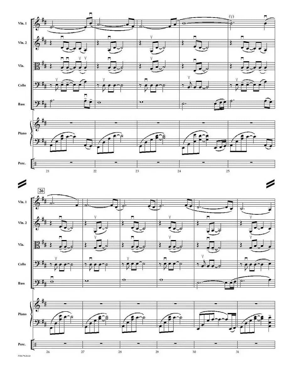 AULD LANG SYNE（友谊地久天长）（小型乐队谱）