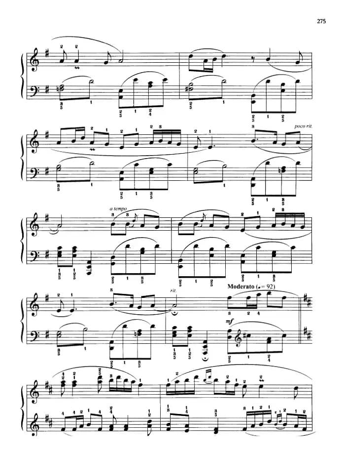 110首中国民歌钢琴小曲集：元宵节的街头