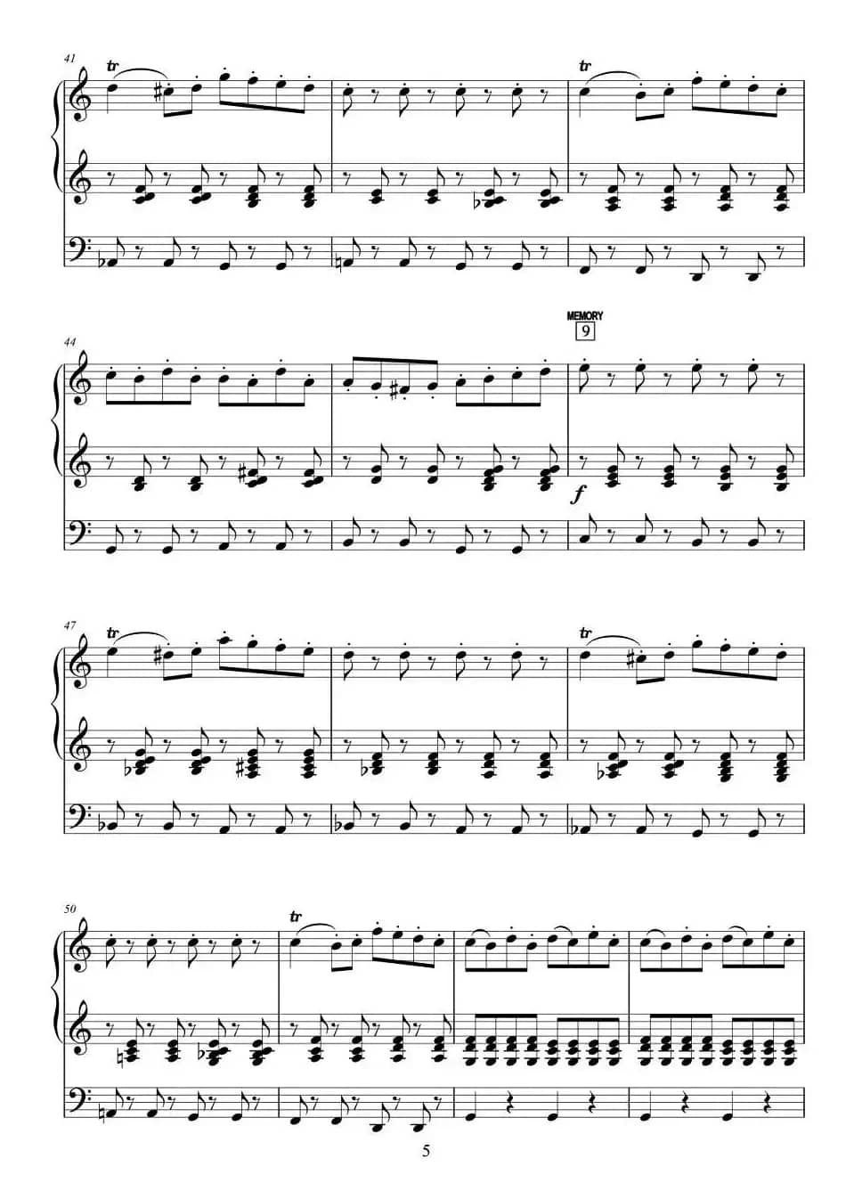 终曲（选自《动物狂欢节》）