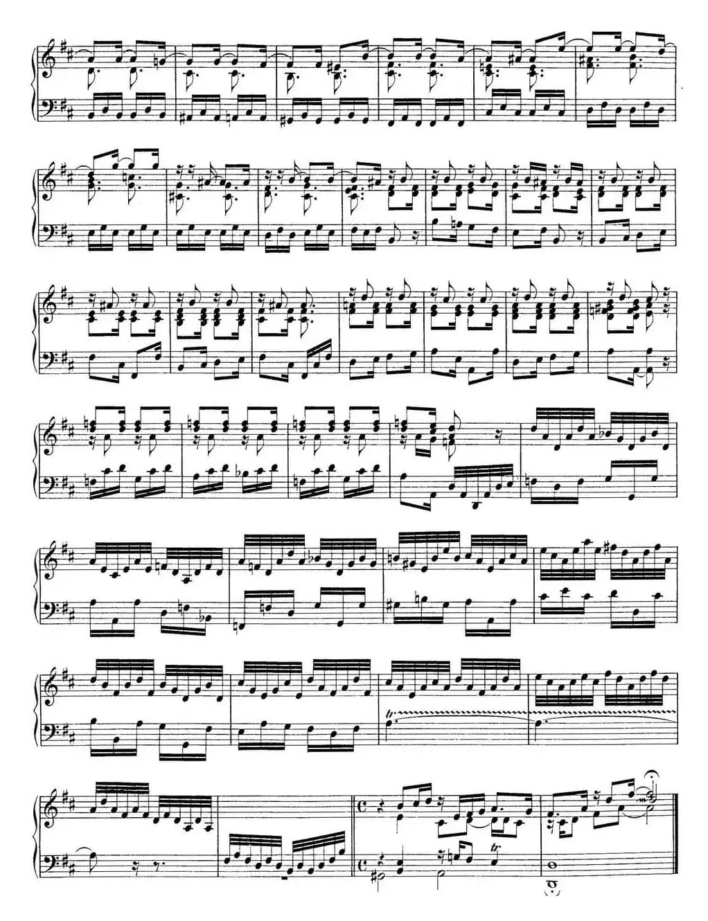 Toccata BWV 912（7首托卡塔·No.3 D大调）