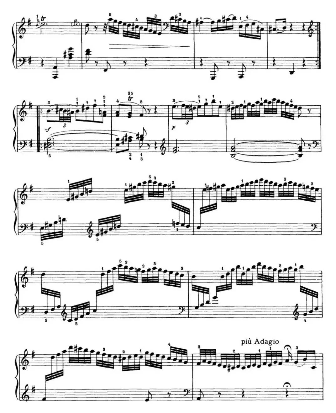 海顿 钢琴奏鸣曲 Hob XVI 34 in E minor