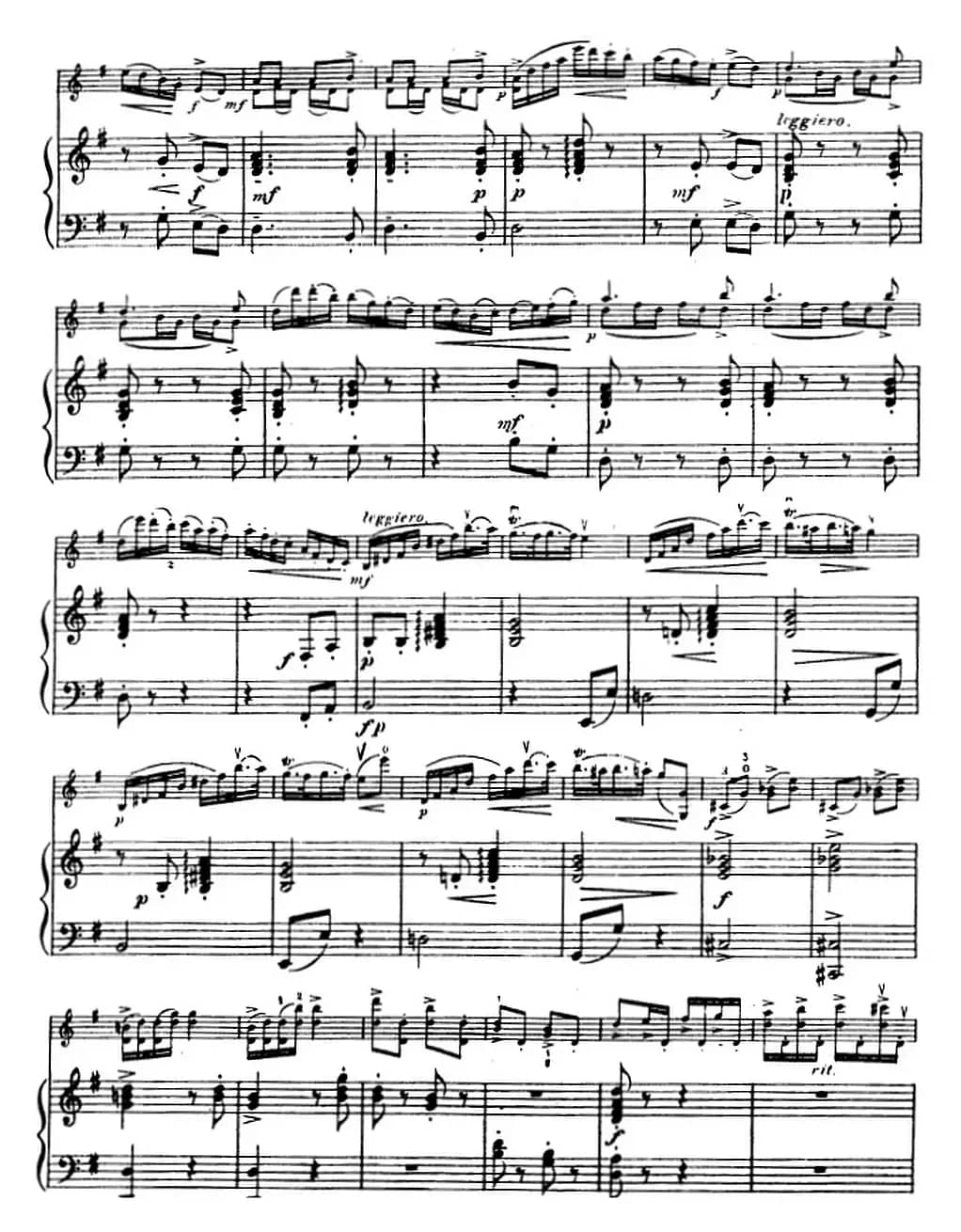 塞茨初级小提琴协奏曲Op.12（g小调学生协奏曲）