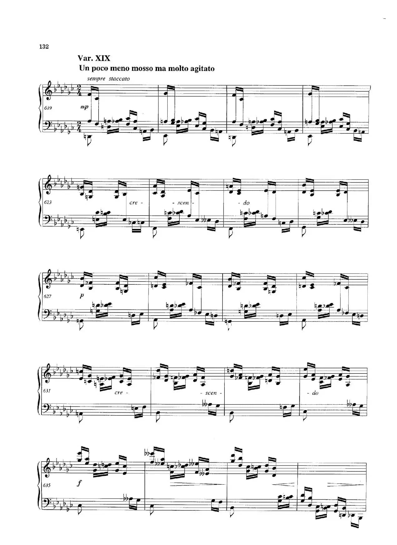 Variations and Fuge in e-flat Minor Op.23（降e小调主题变奏与赋格）