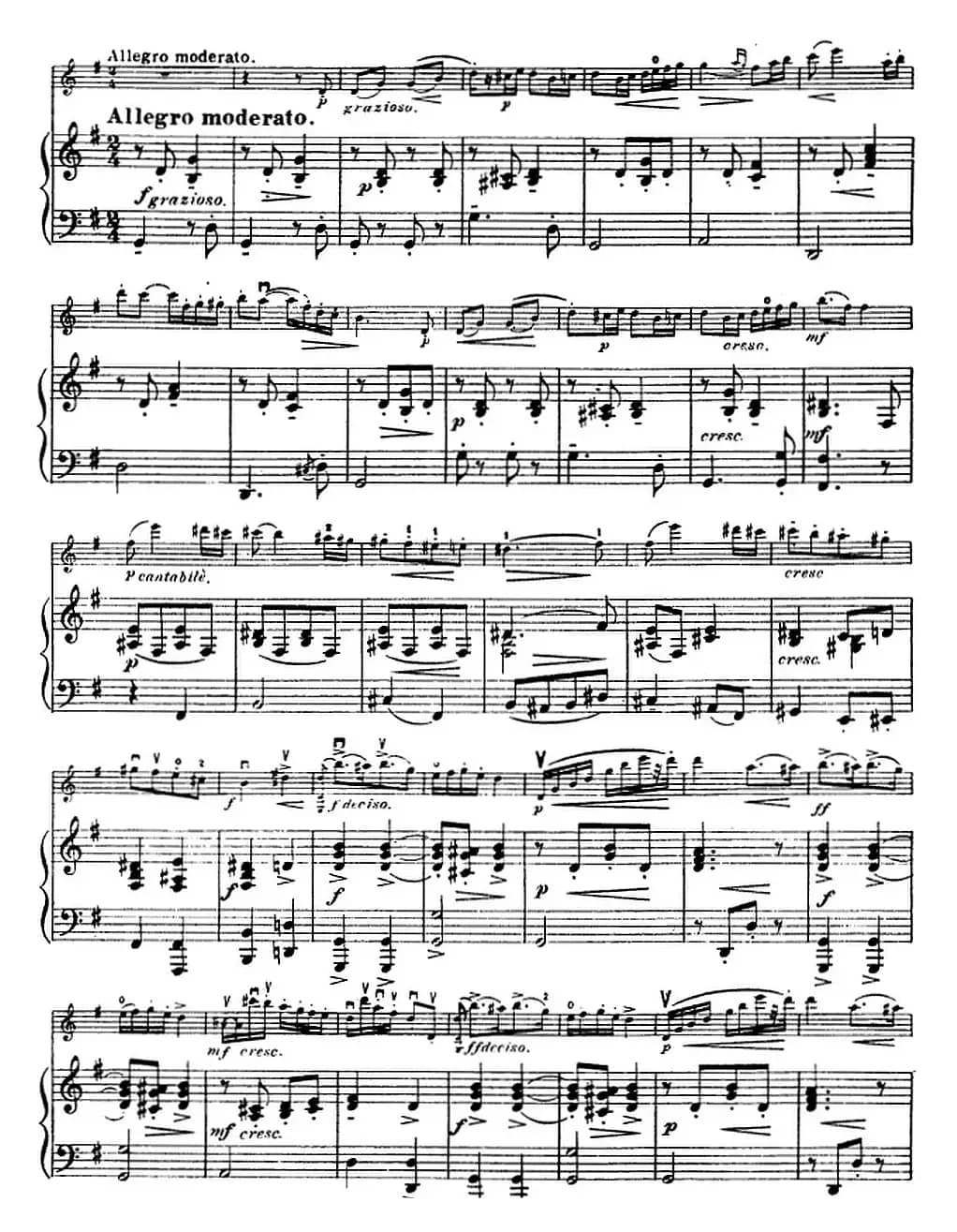 塞茨初级小提琴协奏曲Op.12（g小调学生协奏曲）