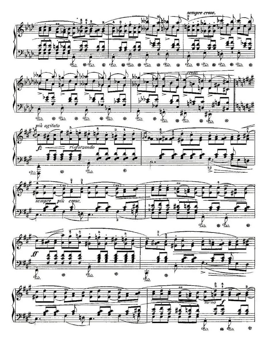 降A大调夜曲Op.32－2（Deux  Nocturnes）