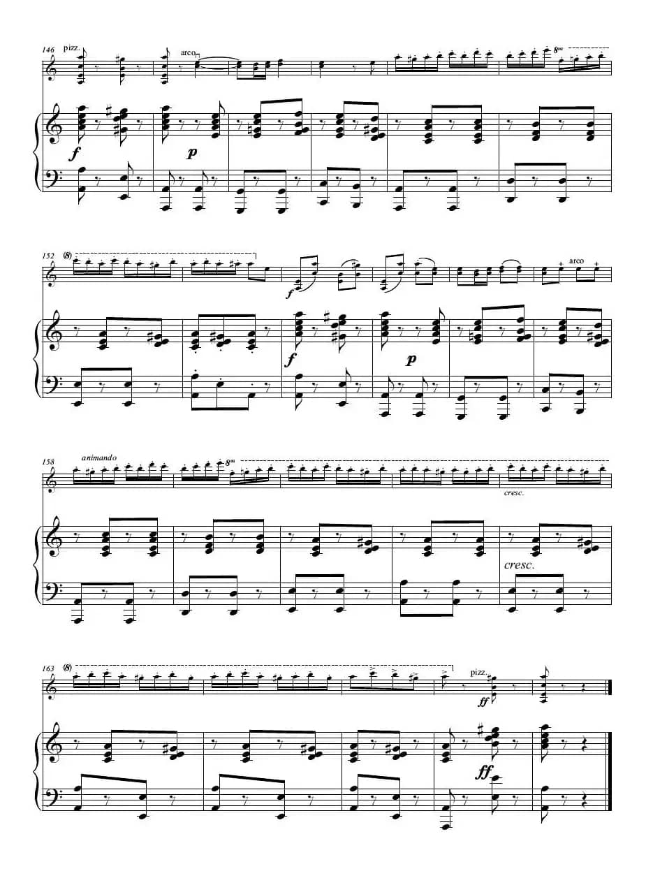 流浪者之歌（小提琴+钢琴）