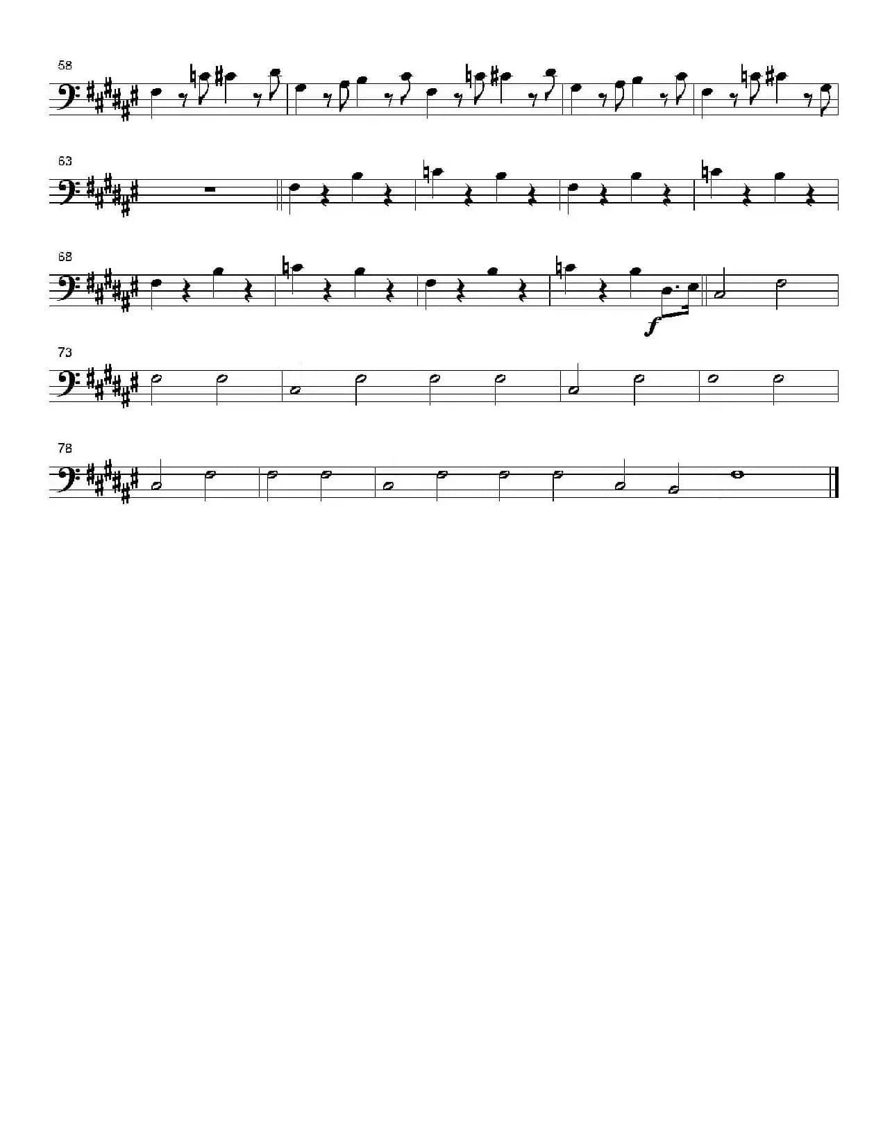 ALL STAR（4支长号分谱）