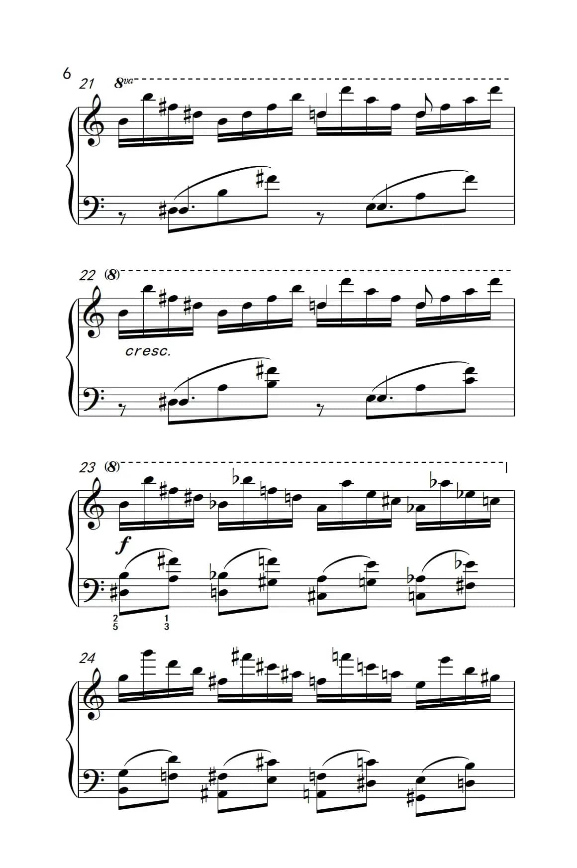 莫什科夫斯基 钢琴练习曲（第五首）