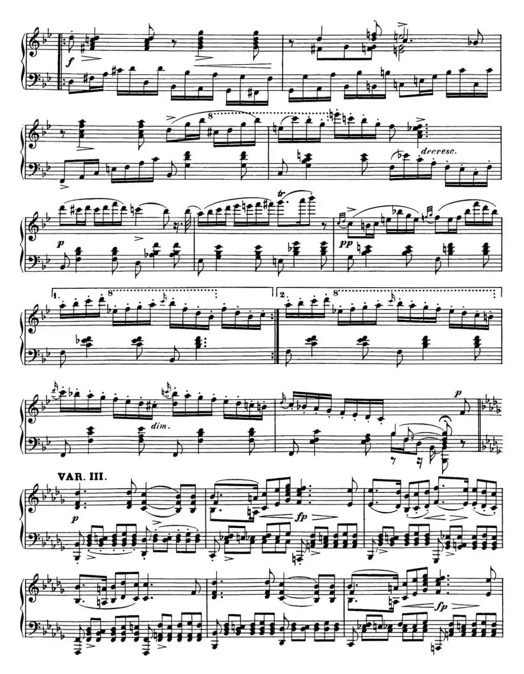 舒伯特降B大调即兴曲D.935，Op.142（NO.3）