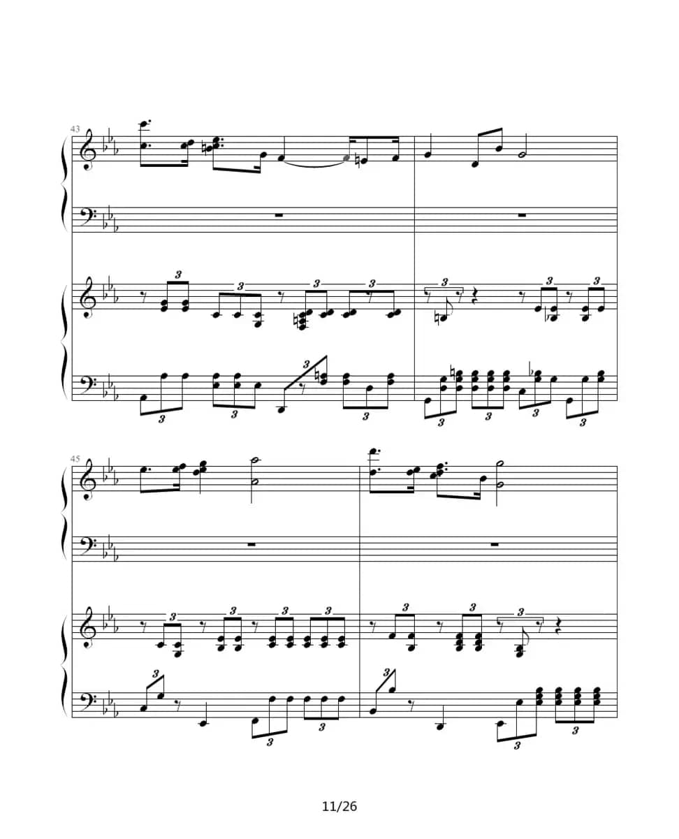 ココロの音（双钢琴）