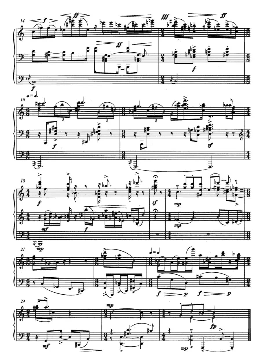 沙尘（钢琴小组曲）