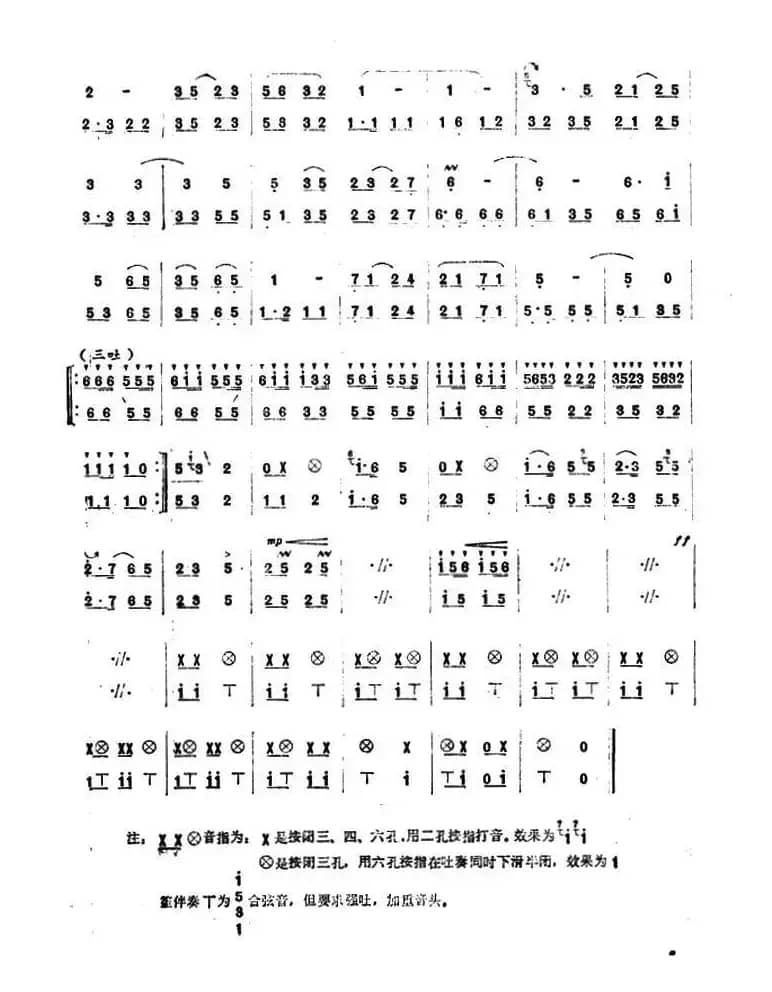 敲锣打鼓把歌唱（笛+笙伴奏）