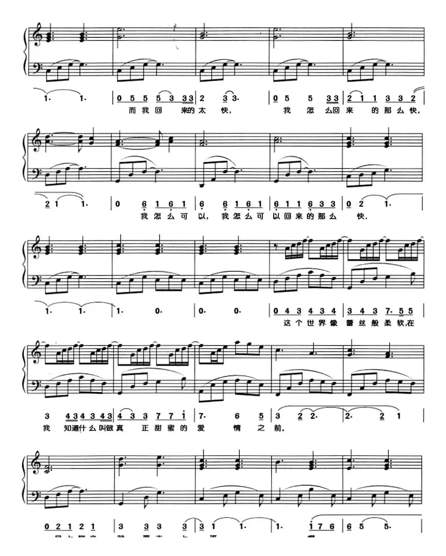 花的姿态（钢琴弹唱）