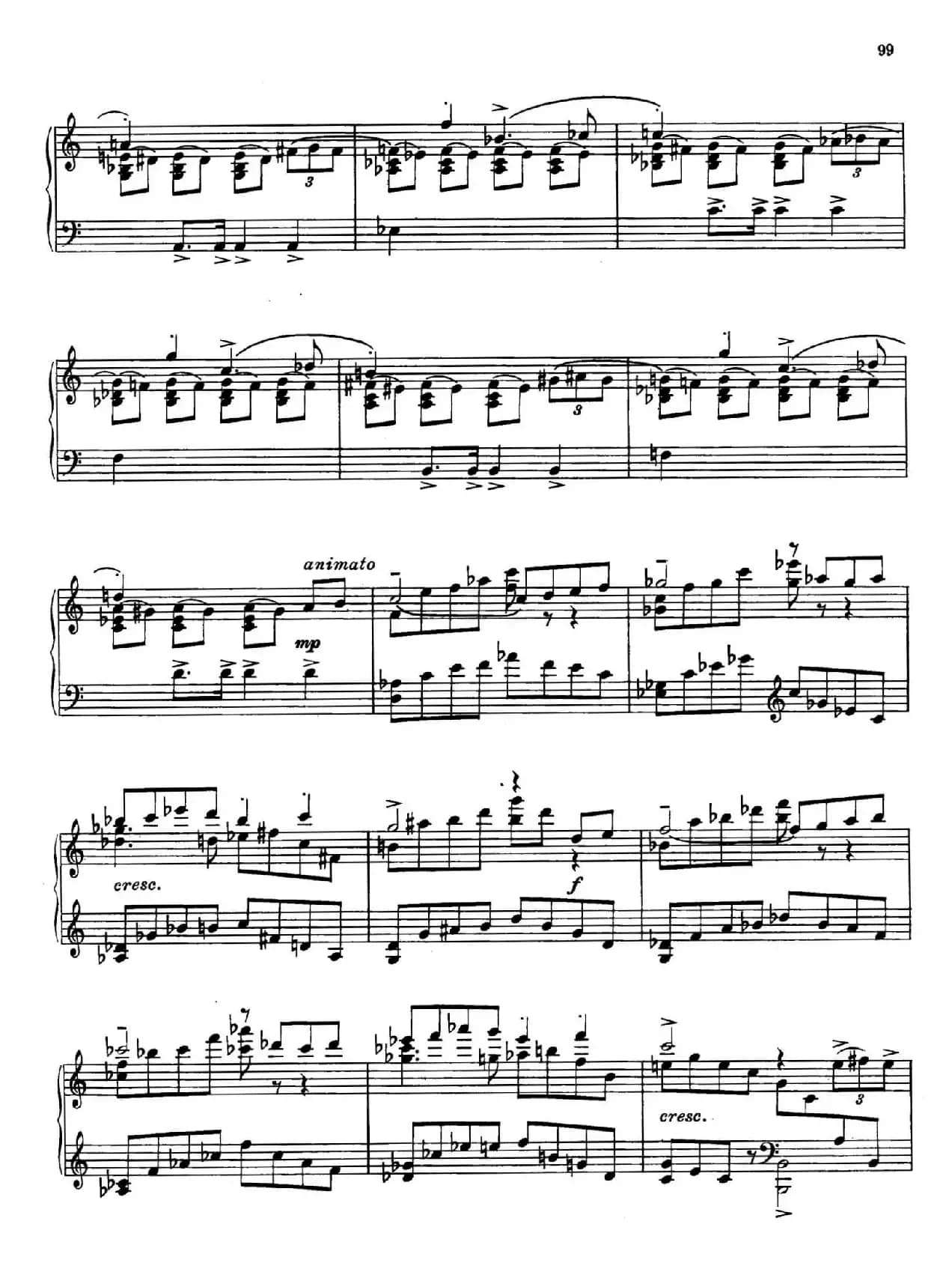 Prokofiev - Ten Pieces Op.12（普罗科菲耶夫-10首小品·5）