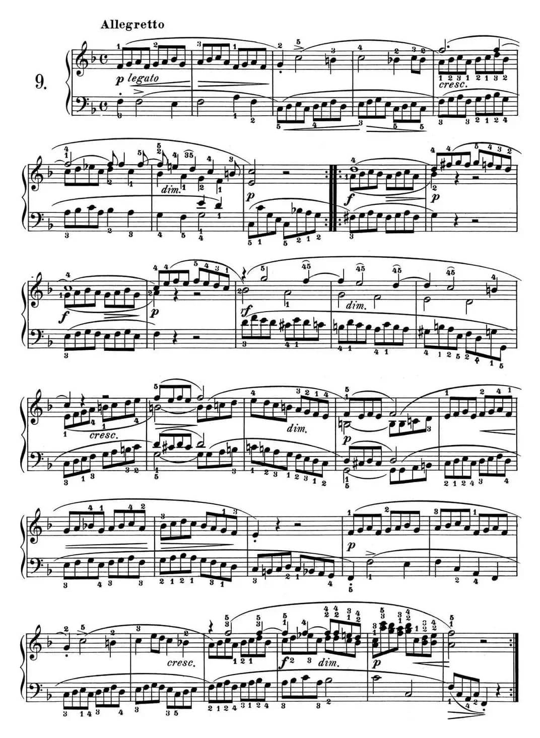 25首车尔尼Op.748练习曲（NO.9）