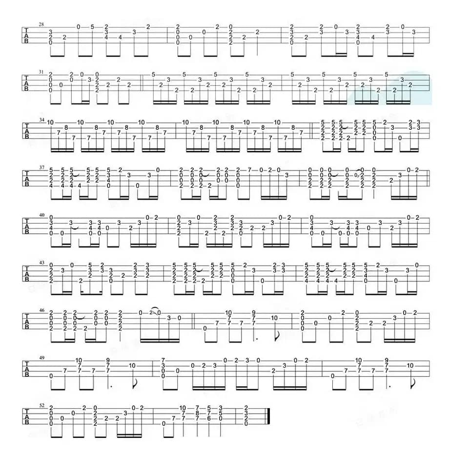 Summer（尤克里里指弹谱）