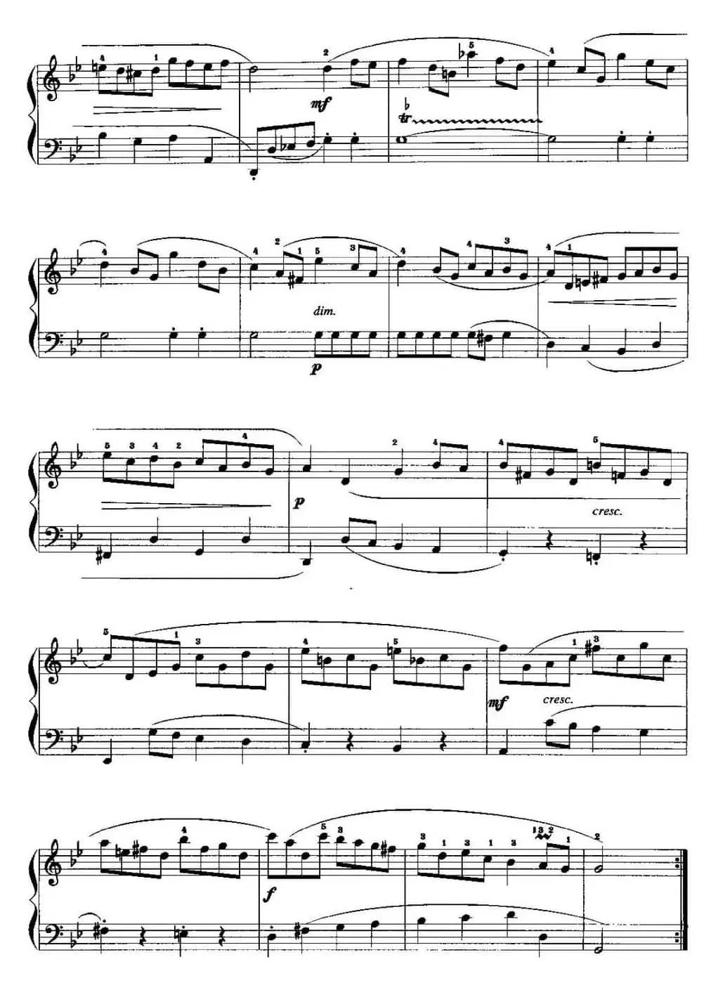 手风琴复调作品：加伏特舞曲（J.S.巴赫作曲版）