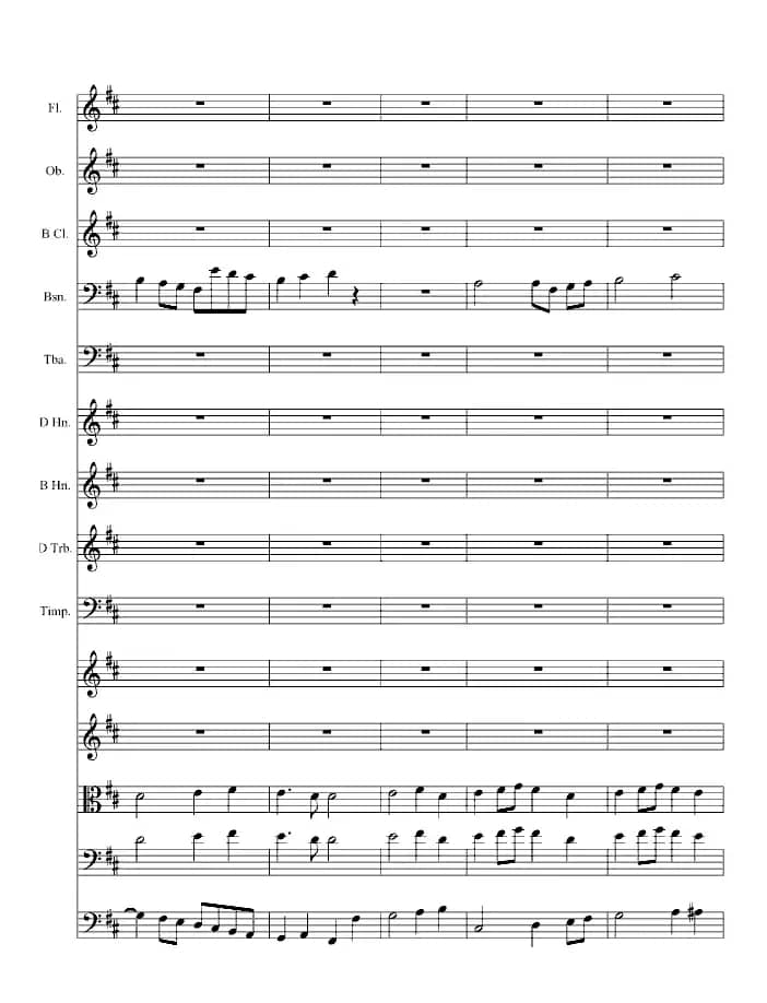 欢乐颂（总谱）