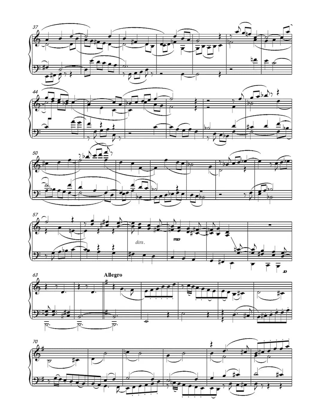 赋格（王华作曲版）