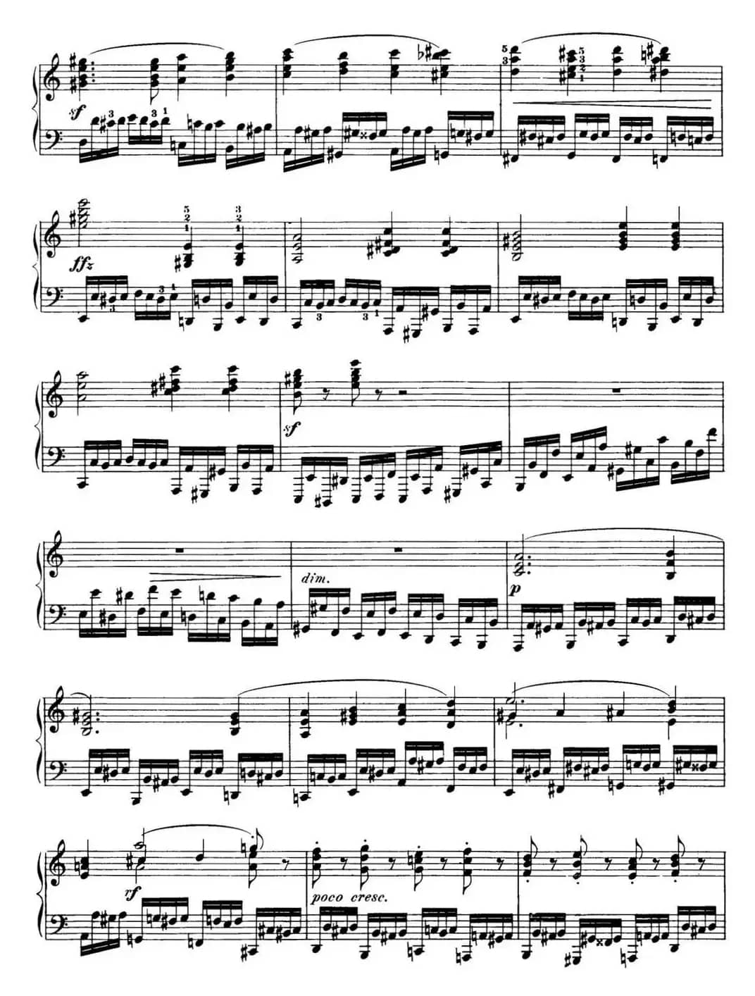 50首车尔尼Op.740钢琴手指灵巧技术练习曲（NO.8）