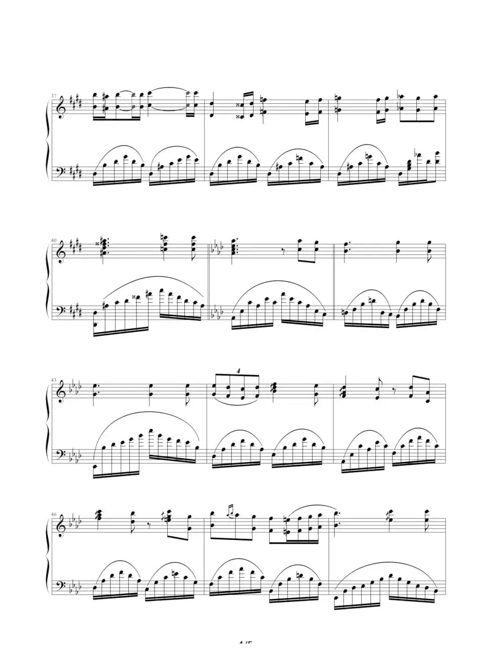 肖邦的钢琴叙事曲